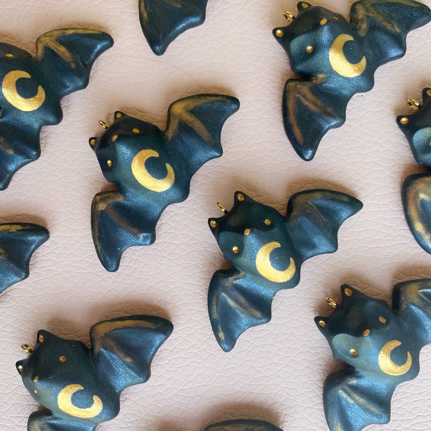 Flying Fox Necklace in Polymer Clay