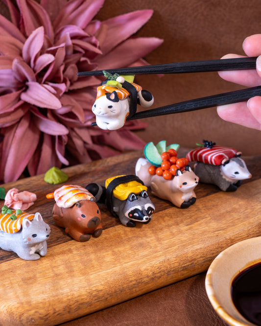 Pre-Order - Nigiri Sushi Animals in Polymer Clay
