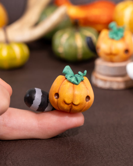 Pumpkin Animals in Polymer Clay