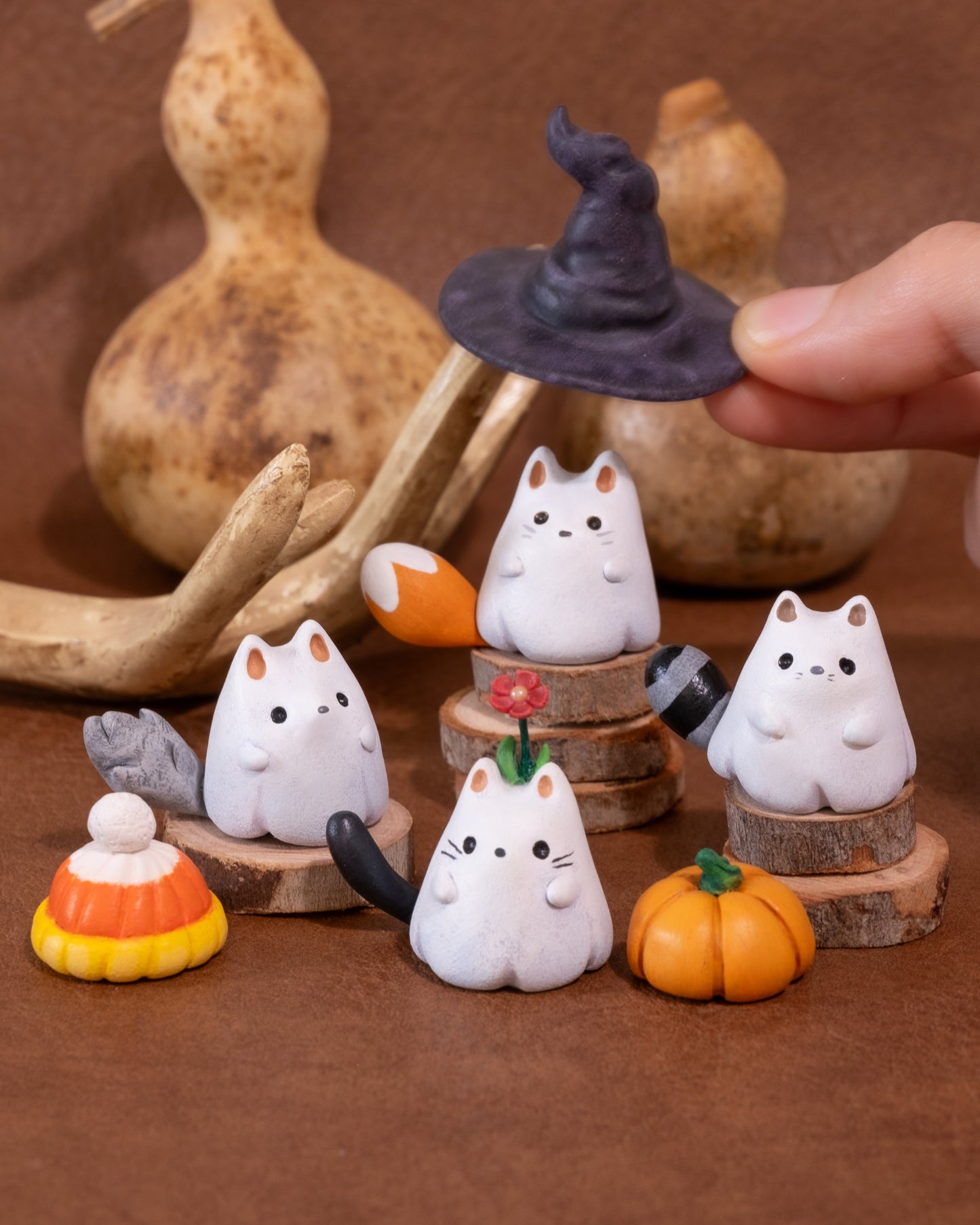 Ghost Animals in Polymer Clay