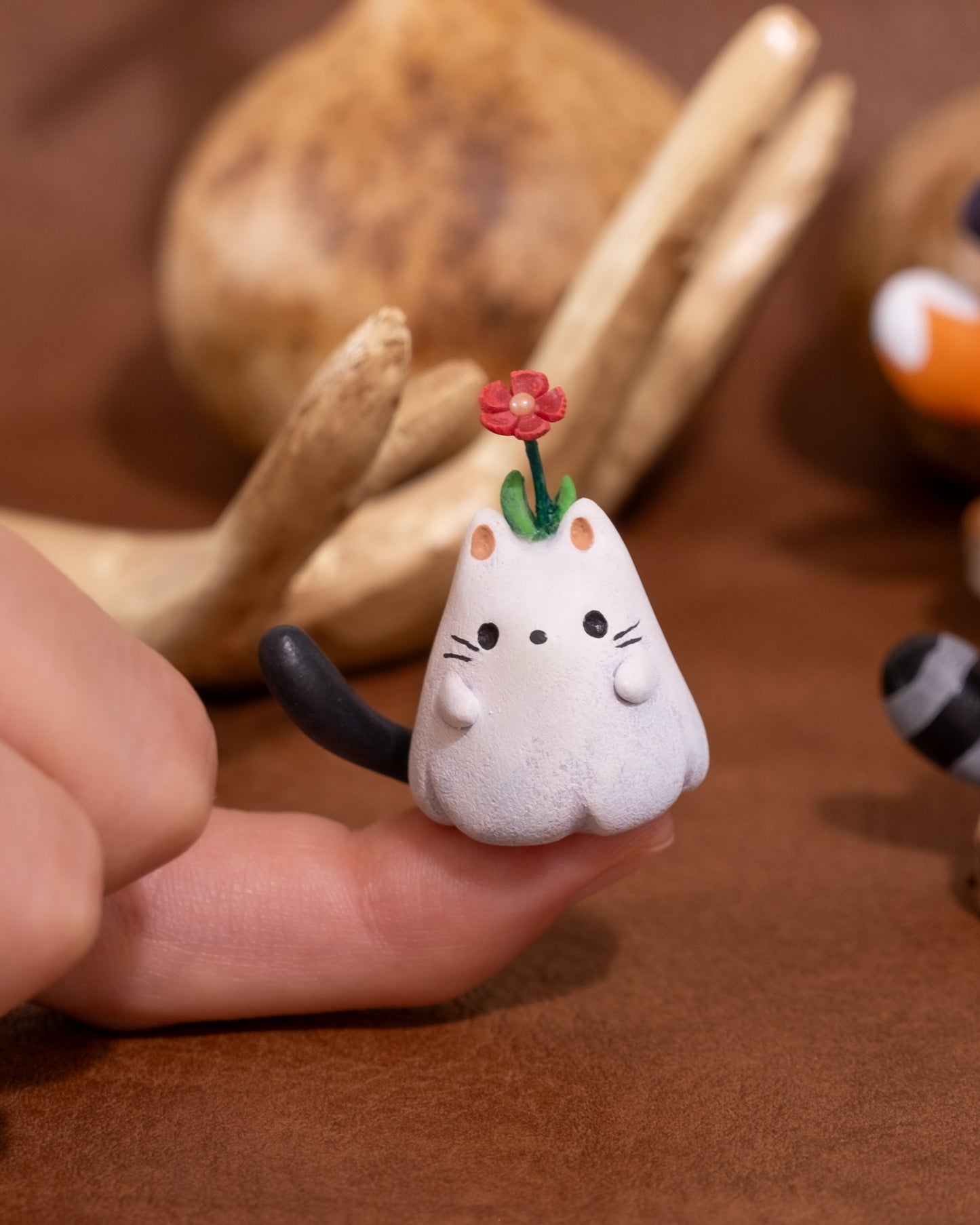 Ghost Animals in Polymer Clay